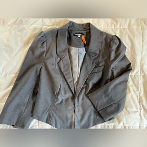 Anthropologie Taikonhu Grey Blazer Size 4